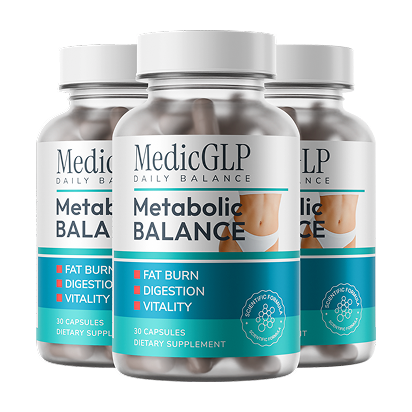 MedicGLP bottles for memory, focus and mental clarity support